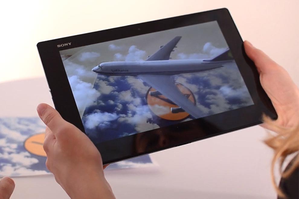 Augmented Reality Lufthansa